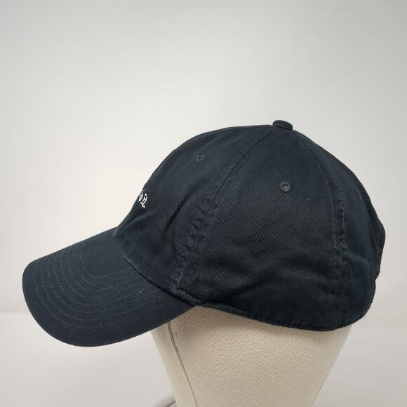 Just Do It Slideback Baseball Cap Black Large Adjustable Embroidered Cotton Nike - Picture 3 of 9